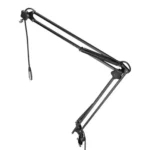 Soporte Microfono Sobremesa con Cable XLR ADAM