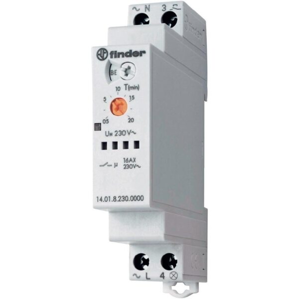 Minutero Escalera CARRIL DIN 230V/2300W FINDER