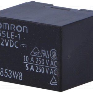 RELE 12VDC 16A/250Vcc SPST (1 Cto. Conmutado) Omron