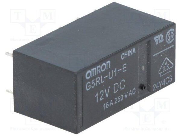RELE 12Vdc 1 Cto Conmutado 16A/250Vac Biestrable