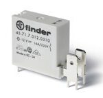 RELE 24Vdc 1Cto Abierto Reposo y SENSIBLE 16A/30Vdc FINDER