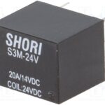 RELE 24Vdc 20Amp 1Cto.Conmutado Cto.Impreso