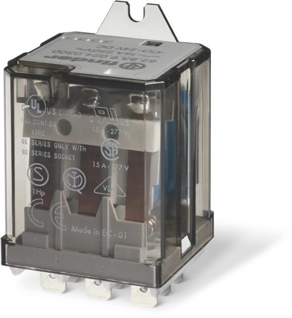 RELE 24Vdc 3Ctos Abiertos en Reposo 16A/250Vac  FINDER