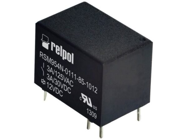 RELE Monoestable 12Vdc 1 Cto. 3A Cto.Impreso