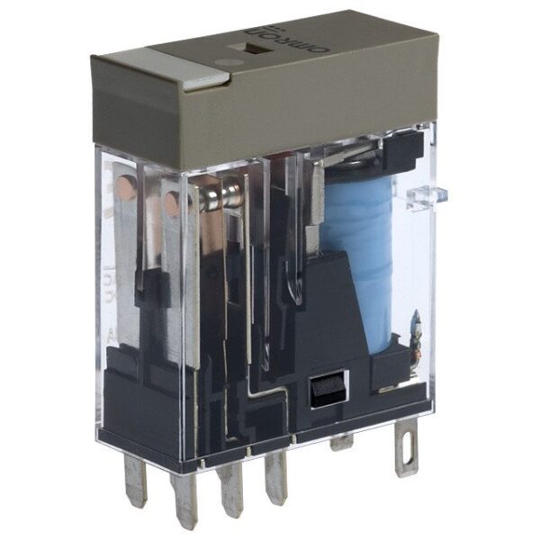 Rele 12Vdc 2ctos. Conmutados 5A/250Vac  Omron
