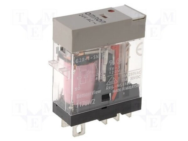 RELÉ 230Vac 1Cto SPDT 10A/250Vac OMRON G2R-1SNI-230Vac