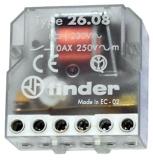 Telerruptor 230Vac 2Ctos Abiertos 10A/250Vac Biestable FINDER