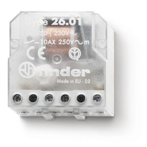 Telerruptor 230Vac 2Ctos Abiertos Reposo 10A/250Vac FINDER