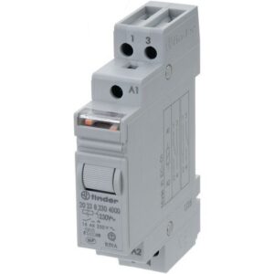 Telerruptor 24Vdc 16Amp NA/NC para CARRIL DIN FINDER