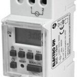 Programador Digital Semanal Carril DIN 16A/230Vac