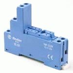 ZOCALO RELE CARRIL DIN y Panel para Reles 40.51, 40.52, 40.61 FINDER