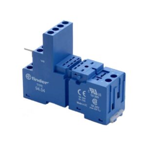 ZOCALO RELE CARRIL DIN y Panel para Reles 55.32 y 55.34 FINDER