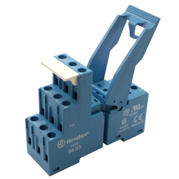 ZOCALO RELE CARRIL DIN y Panel para Reles 55.33 y 85.03 FINDER