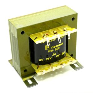 Transformador Alimentacion 24V+24Vac 2A Entrada 125/220Vac