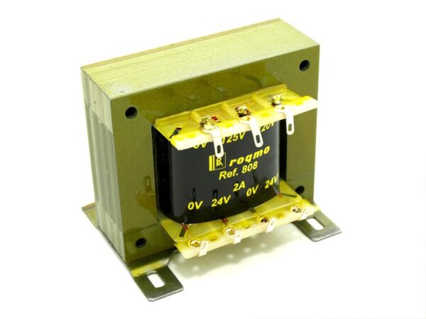 Transformador Alimentacion 24V+24Vac 2A Entrada 125/220Vac