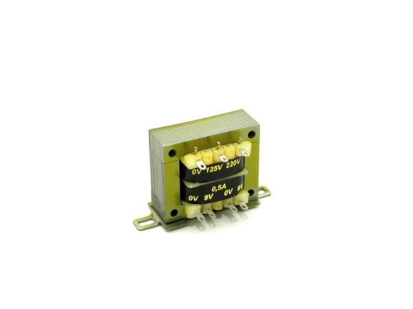 Transformador Alimentacion 9V+9Vac 0,5A Entrada 125/220Vac