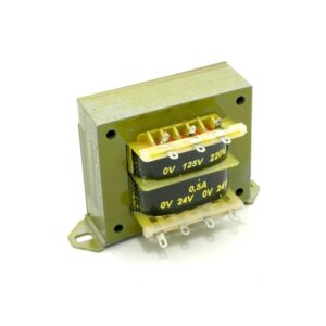 Transformador Alimentacion Alterna 24+24Vac 0,5Amp entrada 125-230Vac