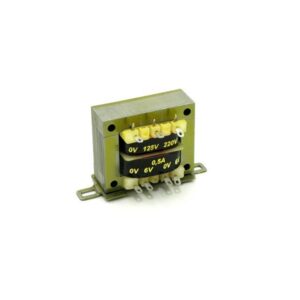 Transformador Alimentacion Salida 6V+6Vac 0,5Amp Entrada 125/230Vac