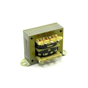 Transformador Alimentacion Salida 7,5V+7,5Vac 2Amp Entrada 230Vac