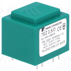 Transformador Encapsulado Salida 12V+12Vac 2,5VA Entrada 230Vac