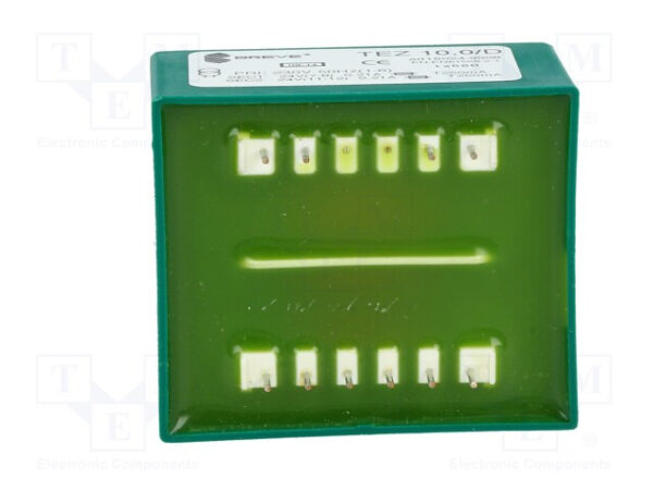 Transformador Encapsulado Salida 24+24Vac 10VA Entrada 230Vac