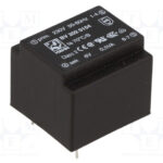 Transformador Encapsulado salida 6Vac 0,5VA entrada 230Vac