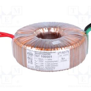 Transformador Toroidal 12V+24V 100VA Entrada 230Vac
