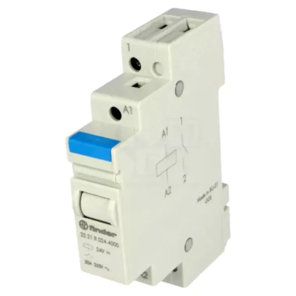 Rele 24Vdc 20A 400Vac NA Carril Din