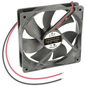 Ventilador 12Vdc 120x120x25mm 3,6W 2 Cables Friccion