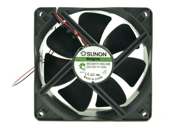 Ventilador 12Vdc 120x120x38mm 10W 2 Cables VAPO