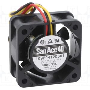 Ventilador 12Vdc 40x40x20mm 2,16W 3 cables BOLAS