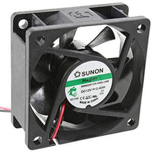 Ventilador 12Vdc 60x60x25mm 1,56W 2 Cables VAPO