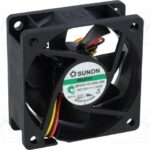 Ventilador 12Vdc 60x60x25mm 1,56W 3 Cables VAPO