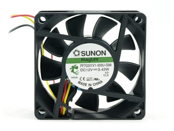 Ventilador 12Vdc 70x70x20mm 3,42W 3 Cables VAPO