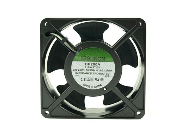 Ventilador 230Vac 120x120x38mm 22W 2 terminales Friccion