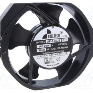 Ventilador 230Vac 172x151x38mm 37W  2 Terminales BOLAS