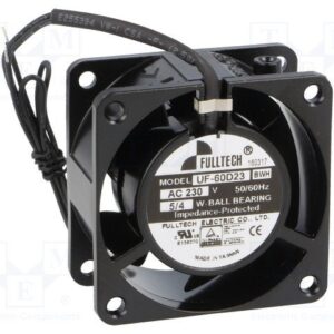 Ventilador 230Vac 60x60x30mm 2 cables 5W