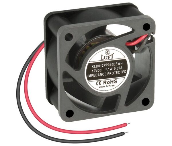 Ventilador 24Vdc 40x40x20mm 2,16W 2 Cables Friccion