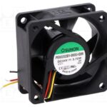 Ventilador 24Vdc 60x60x25mm 3,72W 3 Cables BOLAS