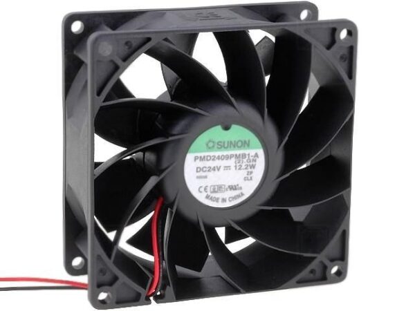 Ventilador 24Vdc 92x92x38mm 12,2W 2 Cables BOLAS