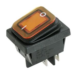 Interruptor Basculante Bipolar Luminoso AMBAR