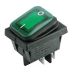 Interruptor Basculante Bipolar Luminoso VERDE
