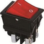 Interruptor Basculante OFF-ON Luminoso ROJO contactos tornillos