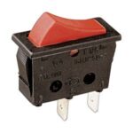 Interruptor Basculante Unipolar ON-OFF 16A ROJO