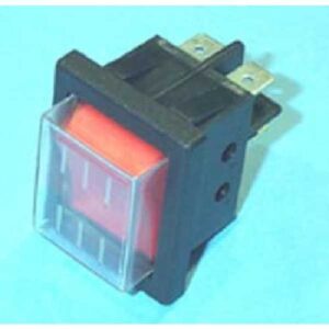 Interruptor Bipolar color Rojo 16A/250Vac
