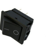 Pulsador Basculante (ON)-OFF 16A/250Vac NEGRO
