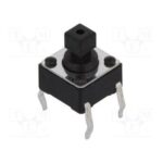 Pulsador Tacto 6x6mm altura 7mm Abierto Reposo OFF-(ON)