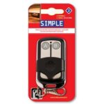 Mando Garaje Cochera FIJO 433,92Mhz 2 Canales SIMPLE2
