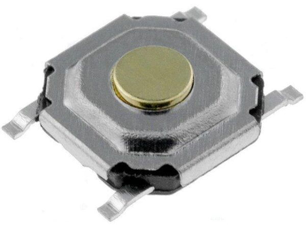 Pulsador Tacto SMD 5,2x5,2mm altura 1,5mm SW053