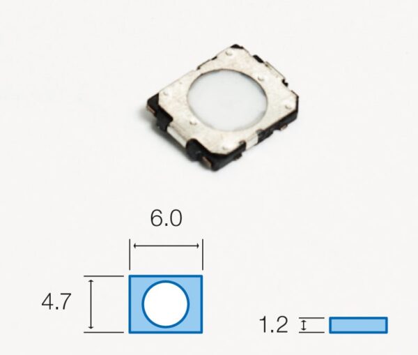 Pulsador Tacto SMD medidas 6x4,7mm  SW049
